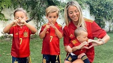 Vợ Morata bị ném đá khi cổ vũ cho Tây Ban Nha