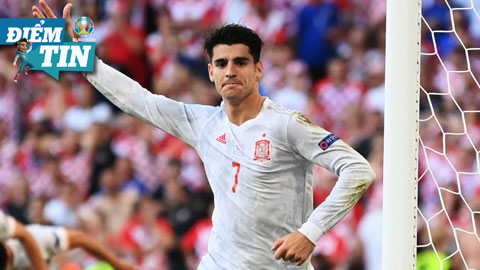 Điểm tin EURO 7/7: Vượt mặt cả Torres lẫn Villa, Morata đi vào lịch sử