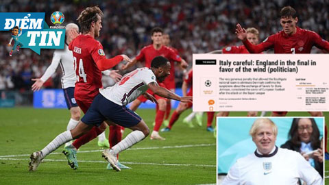 Điểm tin EURO 9/7: Báo Italia nghi UEFA 'giật dây' để ĐT Anh vào chung kết EURO