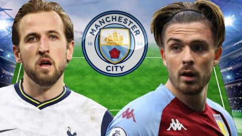 Man City sẽ đá với đội hình nào nếu có Harry Kane và Jack Grealish