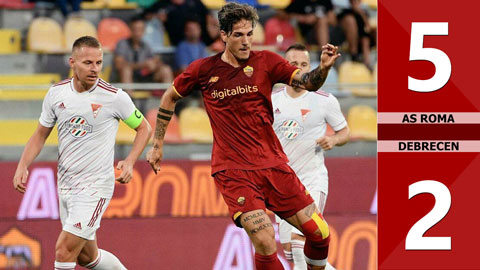 AS Roma vs Debrecen: 5-2 (Giao hữu quốc tế 2021)