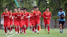 U22 Việt Nam hứng khởi trong buổi tập đầu tiên chuẩn bị cho vòng loại U23 châu Á
