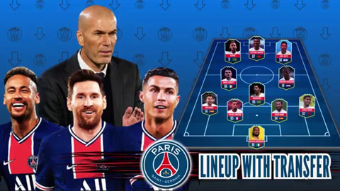 Đội hình PSG khủng thế nào nếu có thêm Ronaldo