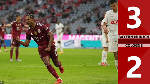 Bayern Munich vs  Cologne: 3-2 (Vòng 2 Bundesliga 2021/22)