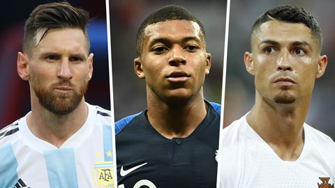 Mbappe phản ứng thế nào khi bị so sánh với Messi và Ronaldo