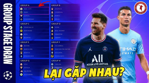 Vòng bảng Champions League 2021/22: Liệu Ronaldo - Messi sẽ gặp lại nhau?