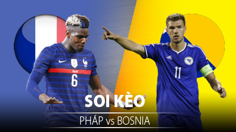 TỶ LỆ và dự đoán kết quả Pháp vs Bosnia