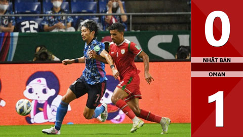 Nhật Bản vs Oman: 0-1 (Vòng loại thứ 3 World Cup - Khu vực châu Á)