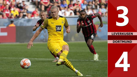 Leverkusen vs Dortmund: 3-4 (Vòng 4 Bundesliga 2021/22)