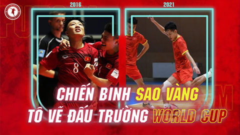ĐT futsal Việt Nam: Chiến binh sao vàng tô vẽ đấu trường World Cup