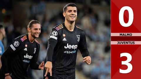 Malmo vs Juventus: 0-3 (Vòng bảng Champions League 2021/22)