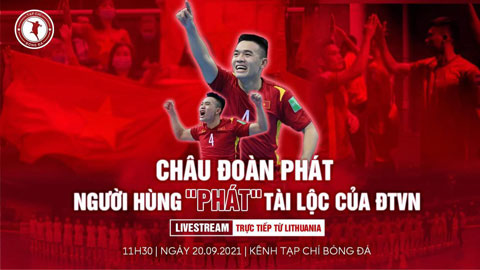 Giao lưu với người hùng futsal Châu Đoàn Phát từ Lithuania