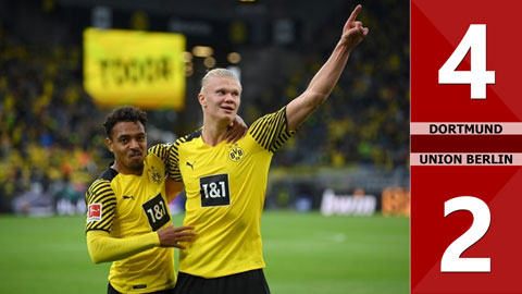Dortmund vs Union Berlin: 4-2 (Vòng 5 Bundesliga 2021/22)