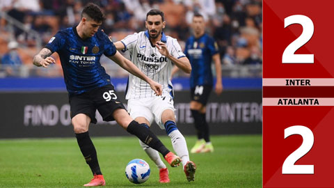 Inter vs Atalanta: 2-2 (Vòng 6 Serie A 2021/22)