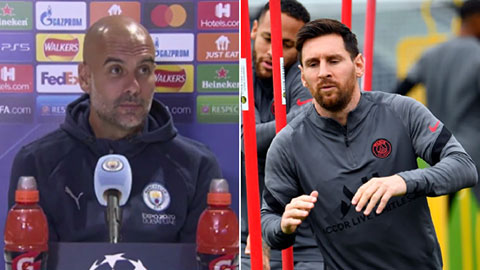 HLV Guardiola tuyên bố không biết làm thế nào để cản bộ 3 Messi-Neymar-Mbappe