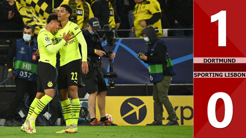 Dortmund vs Sporting Lisbon: 1-0 (Vòng bảng Champions League 2021/22)