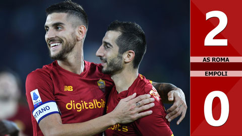 AS Roma vs Empoli: 2-0 (Vòng 7 Serie A 2021/22)