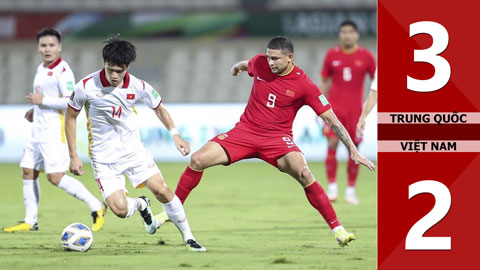 Trung Quốc vs Việt Nam: 3-2  (Vòng loại thứ 3 World Cup - Khu vực châu Á)