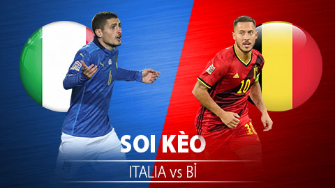 TỶ LỆ và dự đoán kết quả Italia vs Bỉ