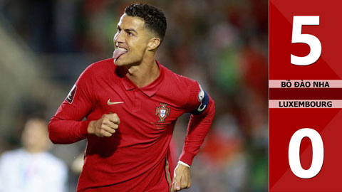 Bồ Đào Nha vs Luxembourg: 5-0 (Vòng loại World Cup 2022)