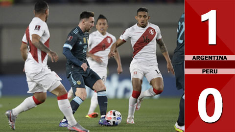 Argentina vs Peru: 1-0 (Vòng loại World Cup 2022)