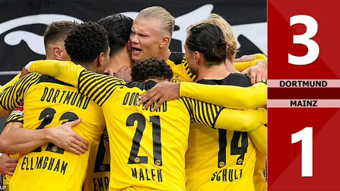 Dortmund 3-1 Mainz (Vòng 8 Bundesliga 2021/22)