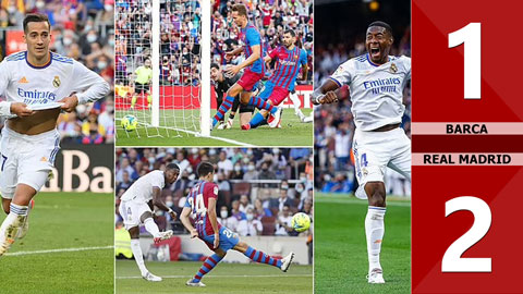 Barca vs Real Madrid: 1-2 (Vòng 10 La Liga 2021/21)