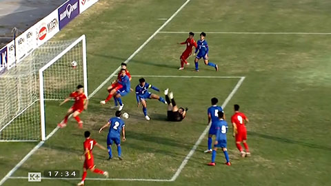 Suýt có bàn thắng cho các chàng trai áo đỏ (U23 Việt Nam 0-0 U23 Đài Bắc Trung Hoa)