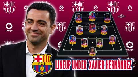 Barca sẽ đá với đội hình nào nếu Xavi về dẫn dắt