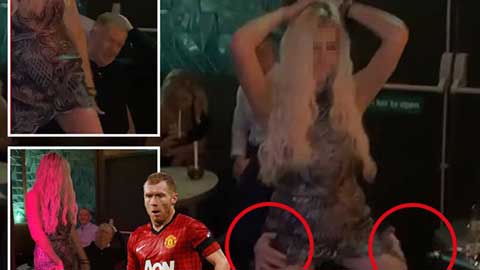 Paul Scholes ‘thác loạn’ trong quán bar khiến fan choáng váng