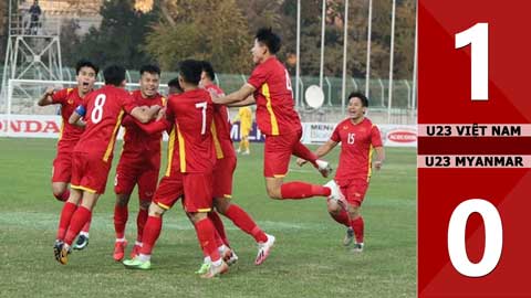 U23 Việt Nam vs U23 Myanmar: 1-0 (Vòng loại U23 châu Á 2022)