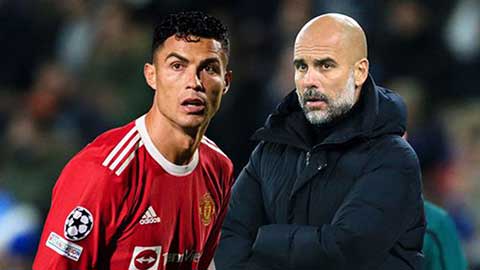 HLV Guardiola ca ngợi Ronaldo, tự tin giành chiến thắng trước MU