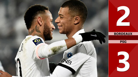 Bordeaux vs PSG: 2-3 (Vòng 13 Ligue 1 2021/22)