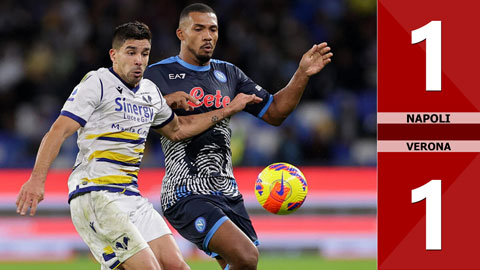 Napoli vs Hellas Verona: 1-1 (Vòng 12 Serie A 2021/22)