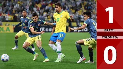 Brazil vs Colombia: 1-0 (Vòng loại World Cup 2022)