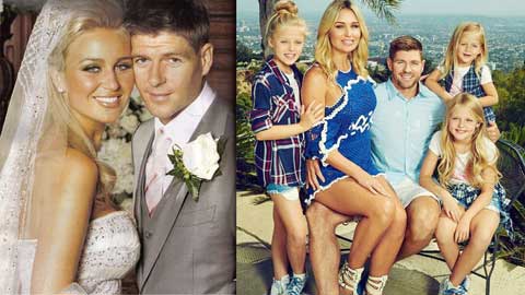 Ngắm mãi không chán vợ đẹp con xinh của HLV Steven Gerrard