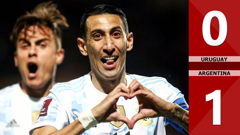 Uruguay vs Argentina: 0-1 (Vòng loại World Cup 2022)