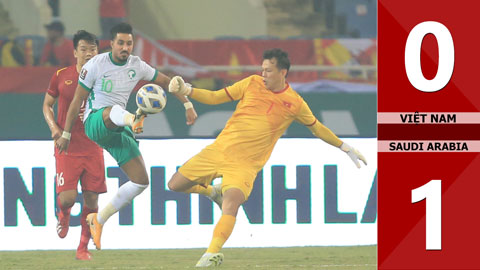 Việt Nam vs Saudi Arabia: 0-1 (Vòng loại thứ 3 World Cup - Khu vực châu Á)