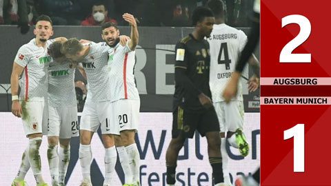 Augsburg vs Bayern Munich: 2-1 (Vòng 12 Bundesliga 2021/22)