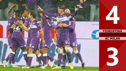 Fiorentina vs AC Mlian: 4-3 (Vòng 13 Serie A 2021/22)