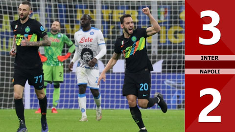 Inter vs Napoli: 3-2 (Vòng 13 Serie A 2021/22)