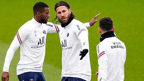 Ramos sẽ có trận ra mắt PSG ở cuộc đối đầu Man City?