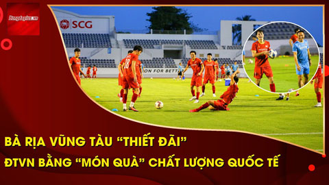 Cận cảnh mặt cỏ siêu đẹp trước giờ ĐT Việt Nam đá, Văn Toàn quyết “chốt đơn” bằng bàn thắng trên sân