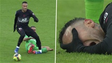 Cận cảnh chấn thương rợn người của Neymar ở trận gặp St Etienne