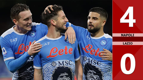 Napoli vs Lazio: 4-0 (Vòng 14 Serie A 2021/22)