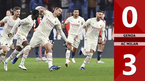 Genoa vs AC Milan: 0-3 (Vòng 15 Serie A 2021/22)