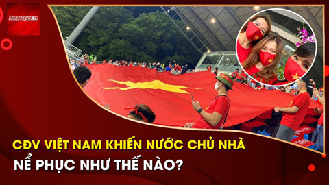 CĐV Việt Nam và những hành động khiến chủ nhà Singapore phải nể phục ở AFF Cup 2020