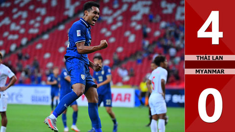 Thái Lan vs Myanmar: 4-0 (Bảng A - AFF Cup 2020)