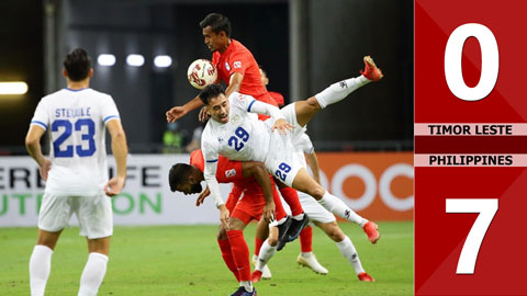 Timor Leste vs Philippines: 0-7 (Bảng A - AFF Cup 2020)