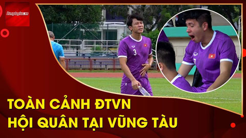 Hồng Duy, Ngọc Hải cùng ĐT Việt Nam tập thả lỏng  sau trận thắng Malaysia tại AFF Cup 2020